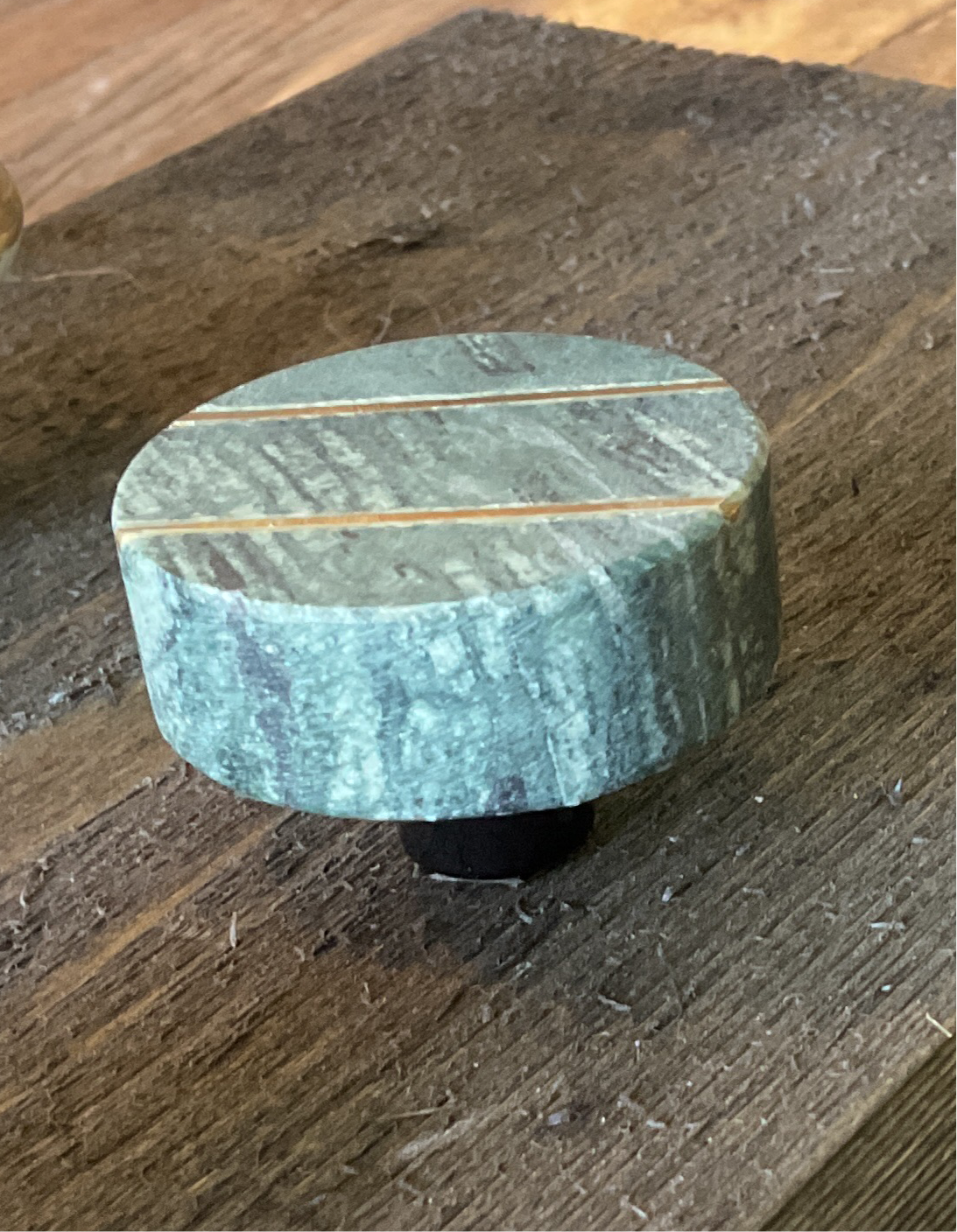 Knott Marmor, Grønn - 3,5cm
