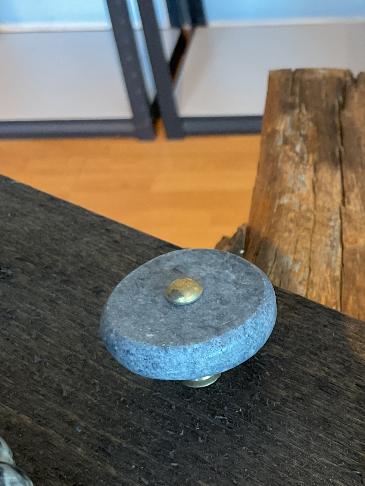 Knott, Grå Stein - 3,8cm