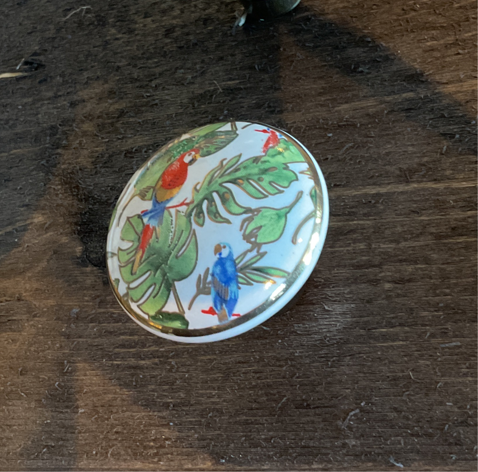 Knott Keramikk, Papegøye - 4,4cm