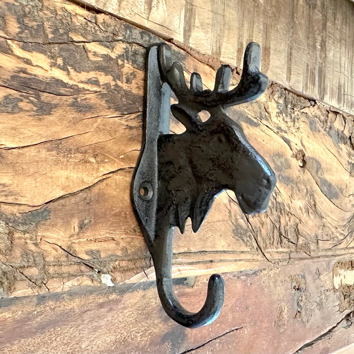 knagg elg støpejern hytte