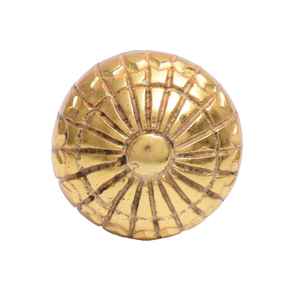 gullfarget knott laget alumiinium - perfekt til kommoder og skap