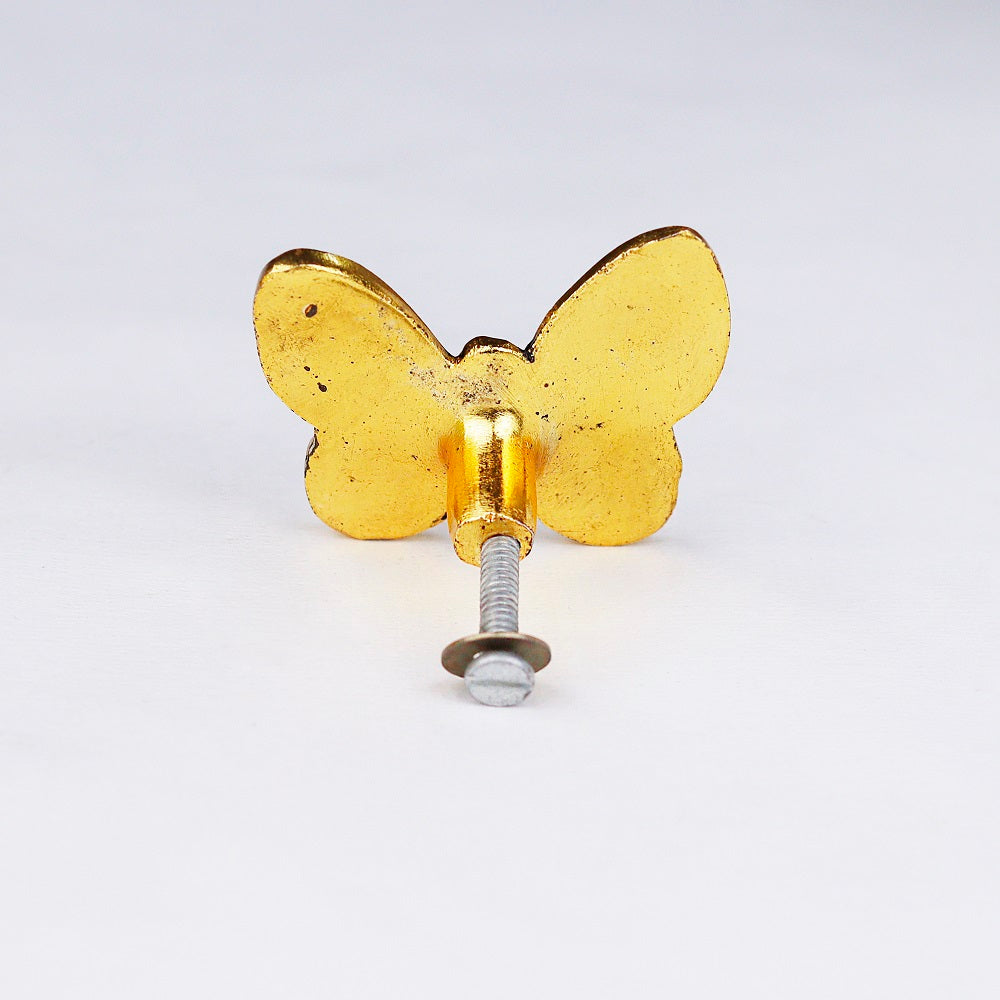 Knott Sommerfugl, Gull - 5,5cm