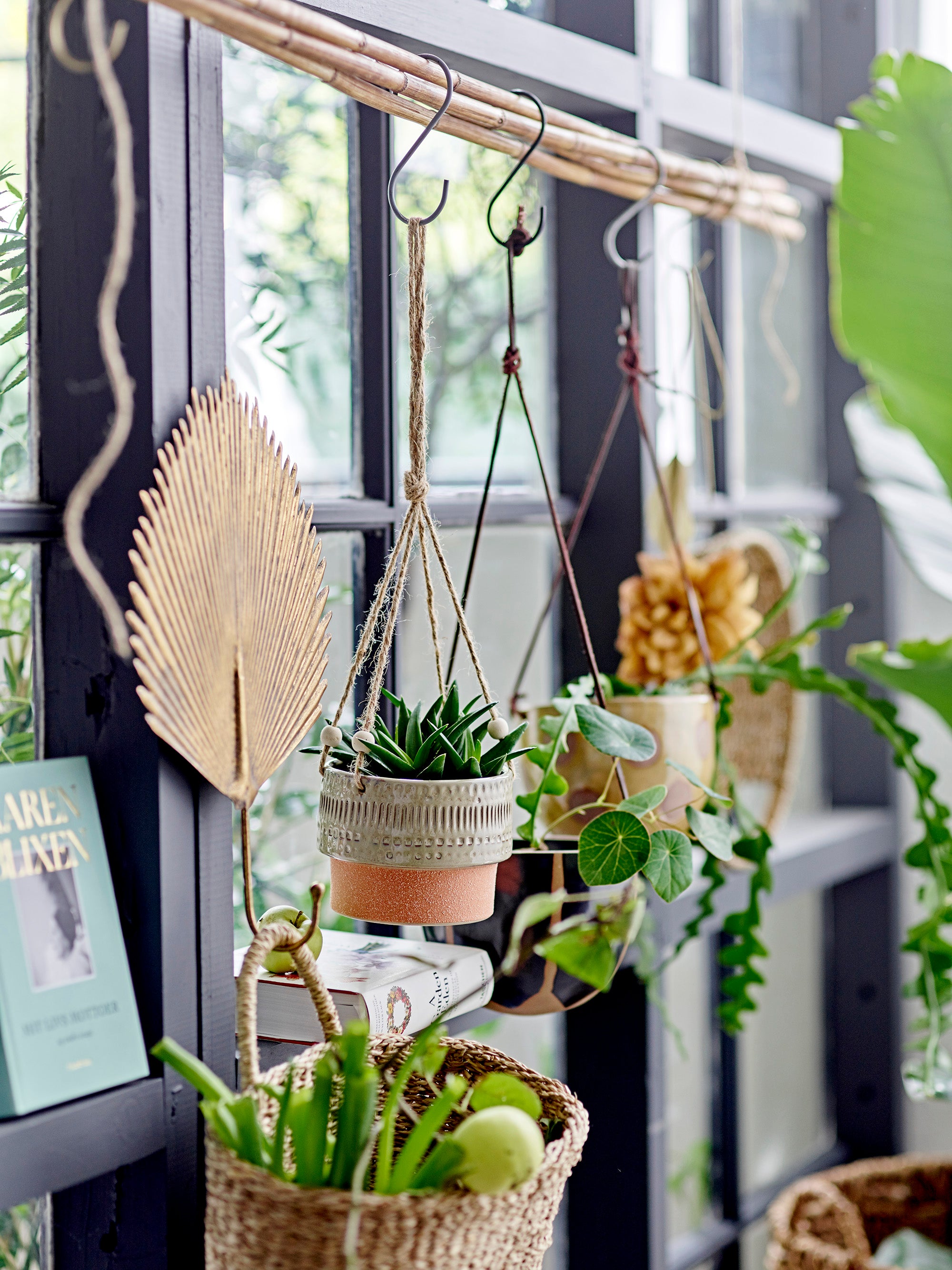 stor dekorativ knagg plante planteblad bloomingville