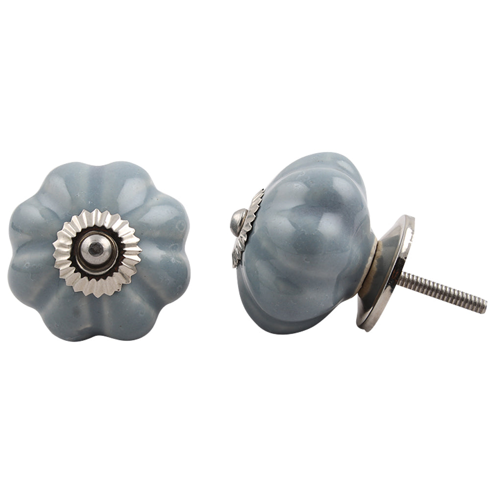 stor grå keramikk knott - klassisk design