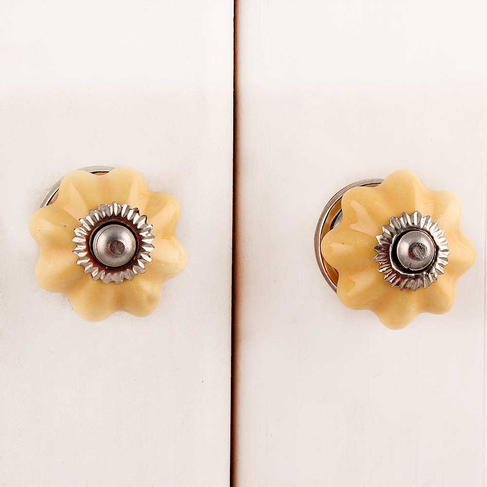 Knott, Gul Keramikk - 2,8cm