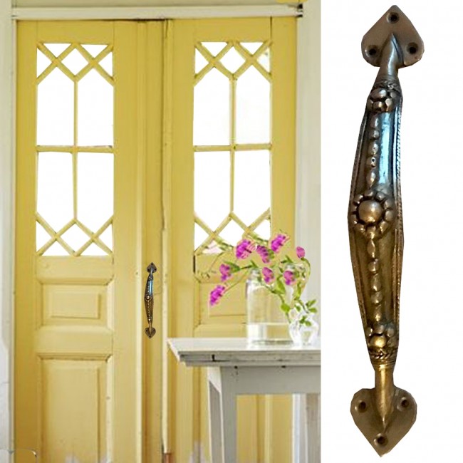 håndtak dør messing gammeldags vintage