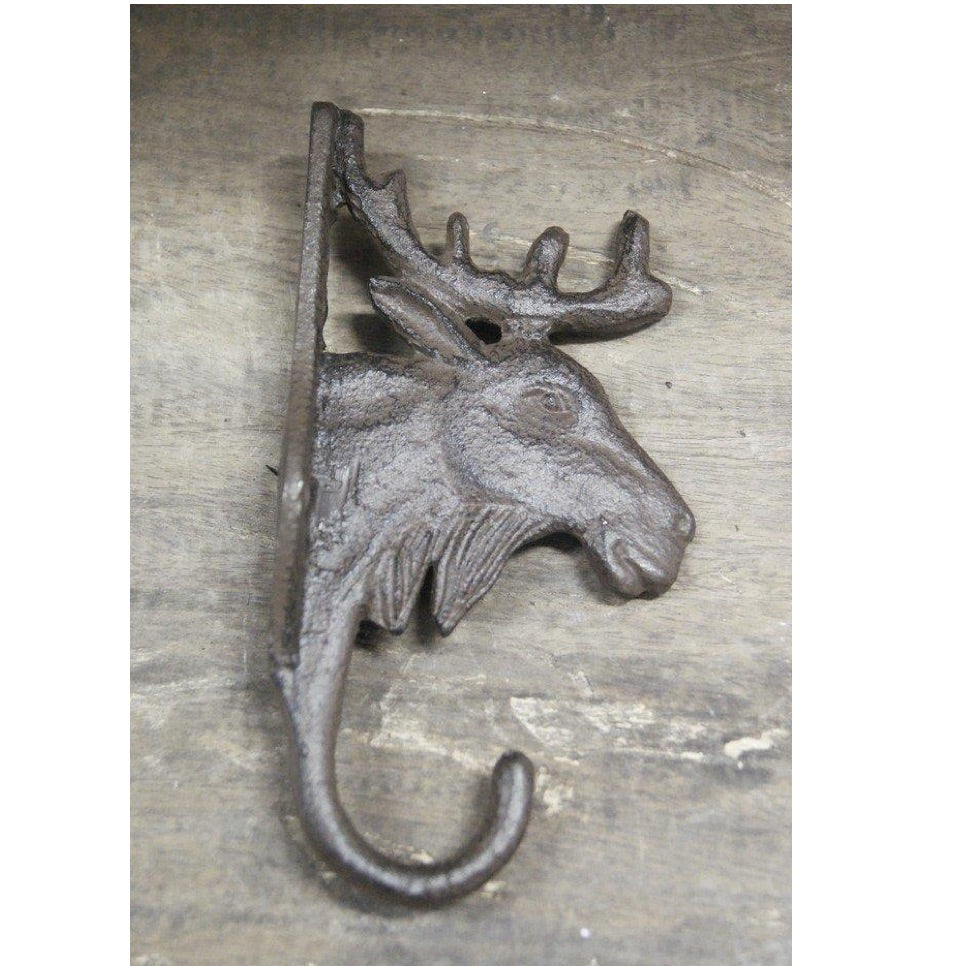 knagg elg krok hytte støpejern