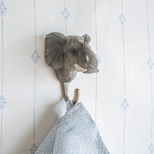 knagg håndlaget elefant krok wildlife garden nettbutikk