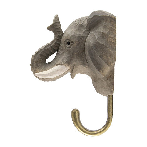 knagg håndlaget elefant krok wildlife garden nettbutikk
