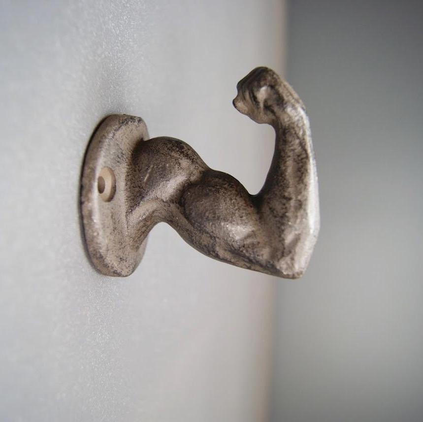 Knagg, Muskuløs Arm - 6cm