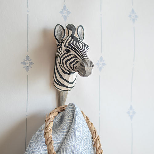 knagg sebra zebra hest dyremotiv wildlife garden nettbutikk håndlaget