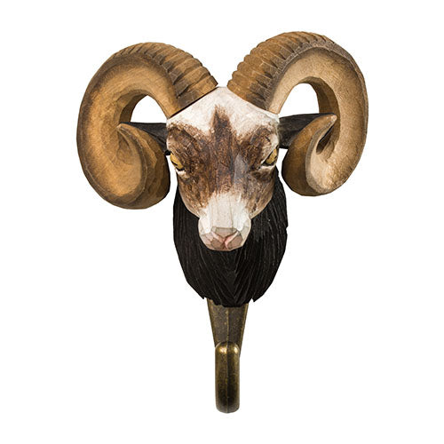 knagg vær bukk wildlife garden horn håndlaget krok