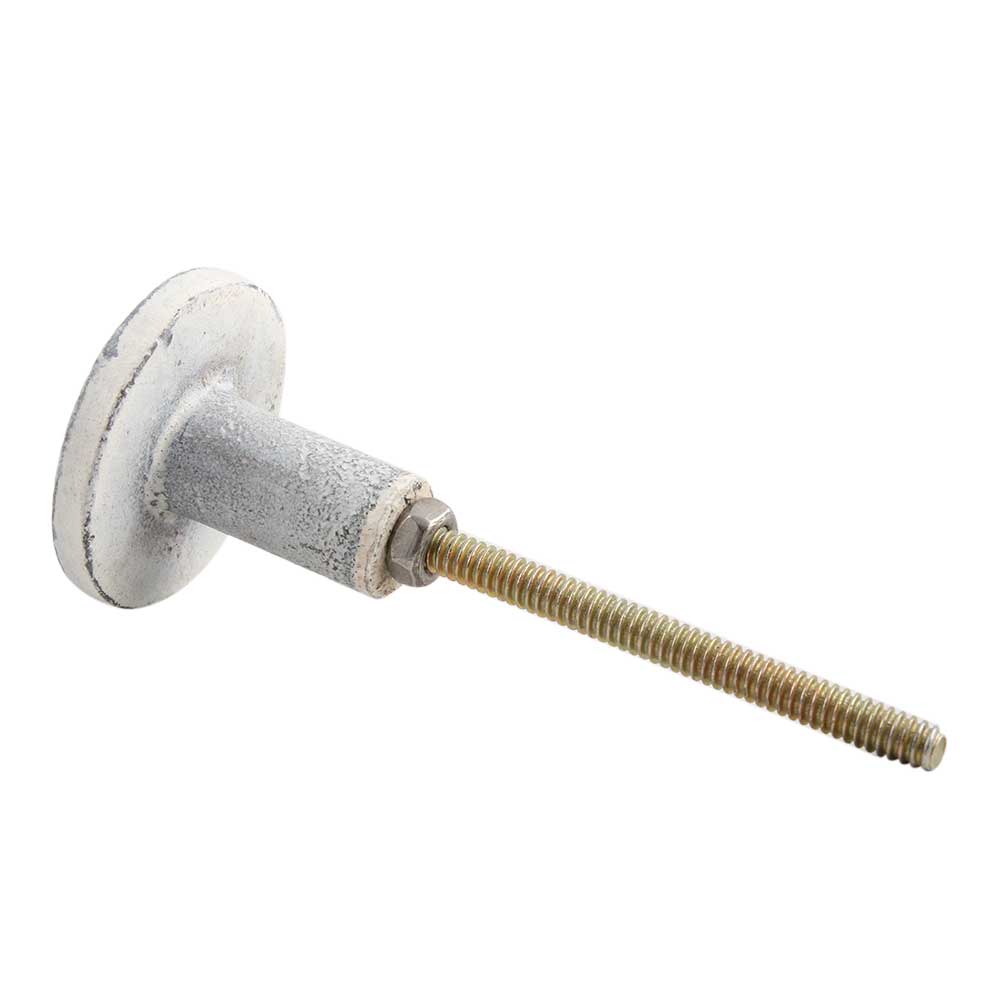 Knott, Hvit Metall - 3,5cm
