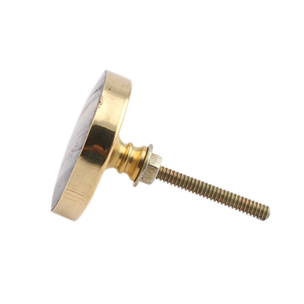 knott grå rund gull kommode dør skuff billig