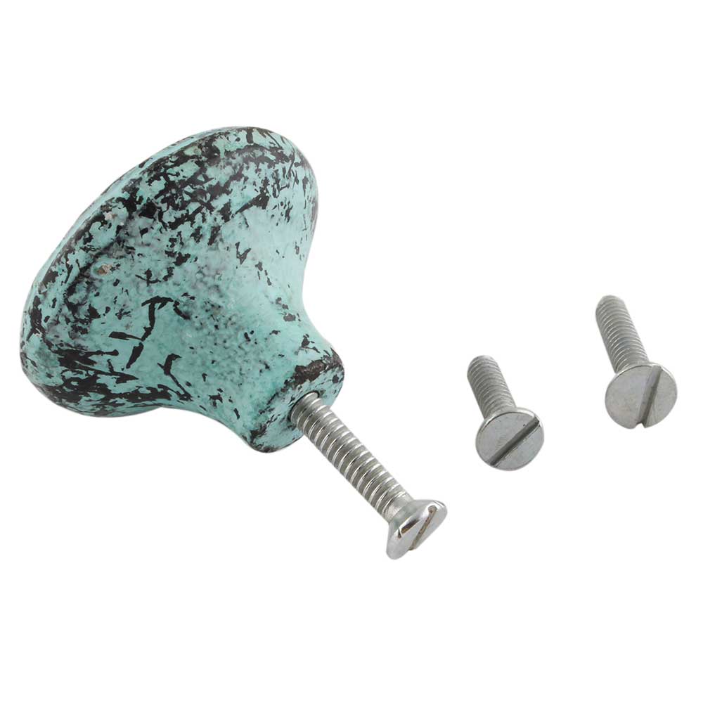 Knott Metall, Grønn - 4cm