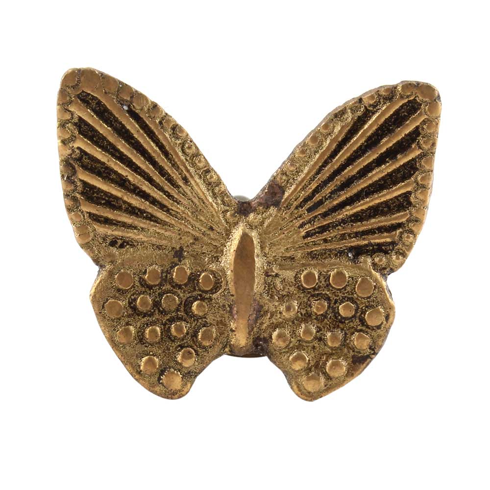 Knott, Messing Sommerfugl - 3,6cm