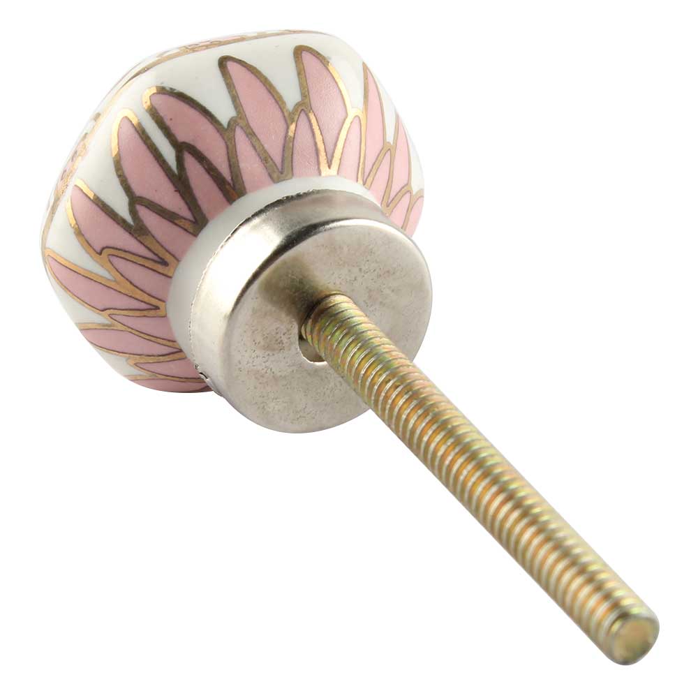 Knott Rosa, Hexagon - 3,2cm