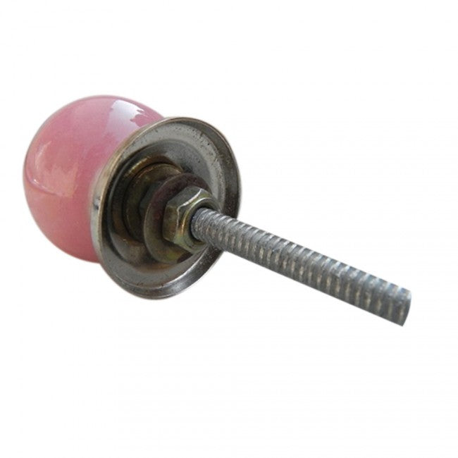 Knott, Rosa Keramikk - 3cm