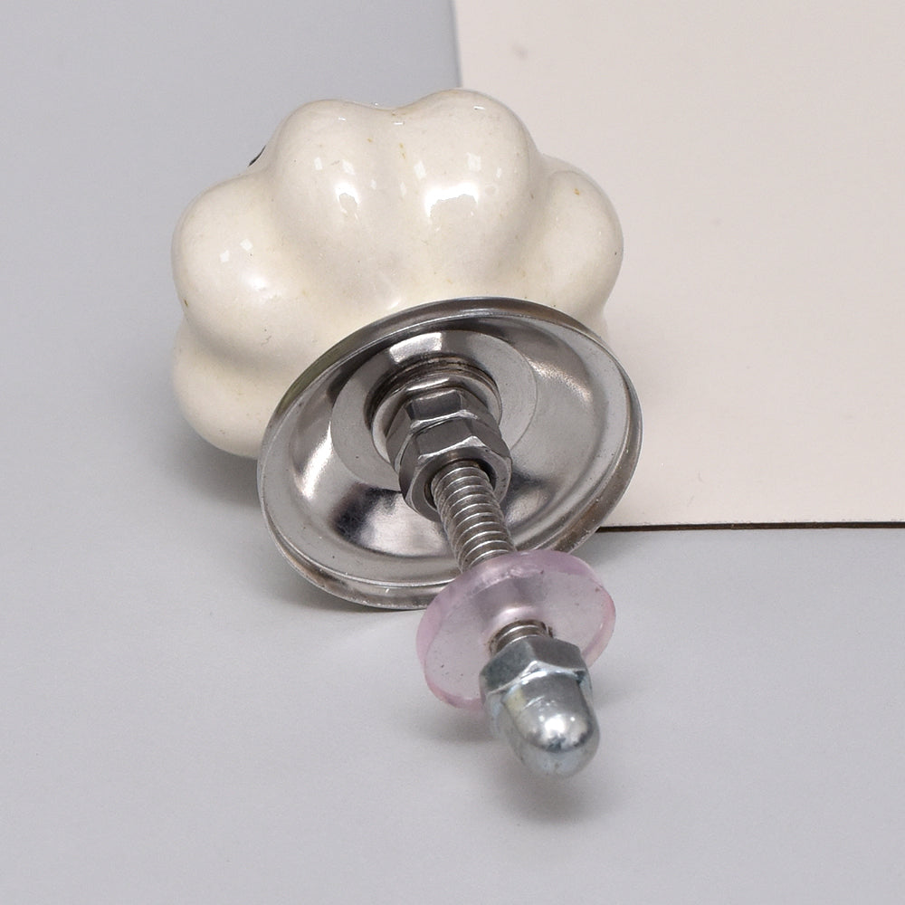 Knott, Krem Keramikk - 2,8cm