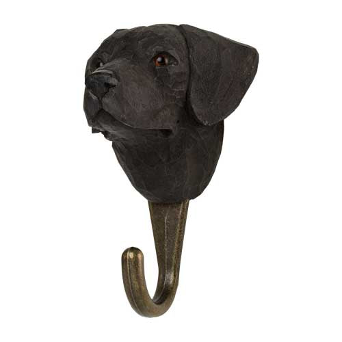 knagg labrador retriever utskåret i tre