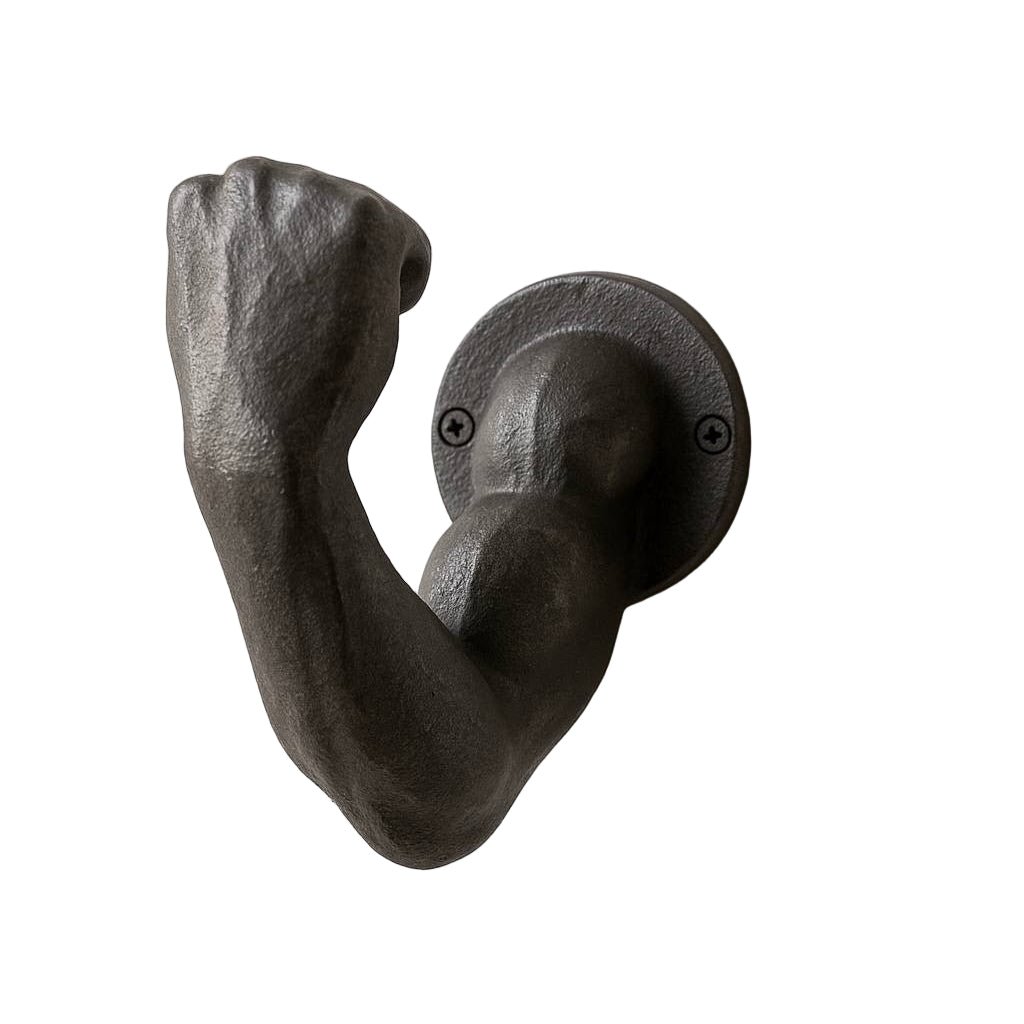 knapp av muskuløs bicep