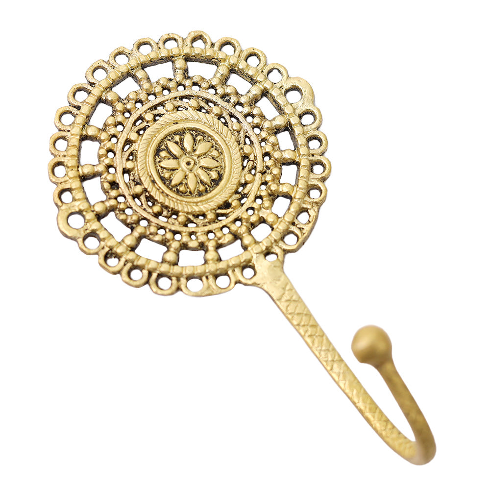 knagg messing gravert dekorativ vintage gull elegant