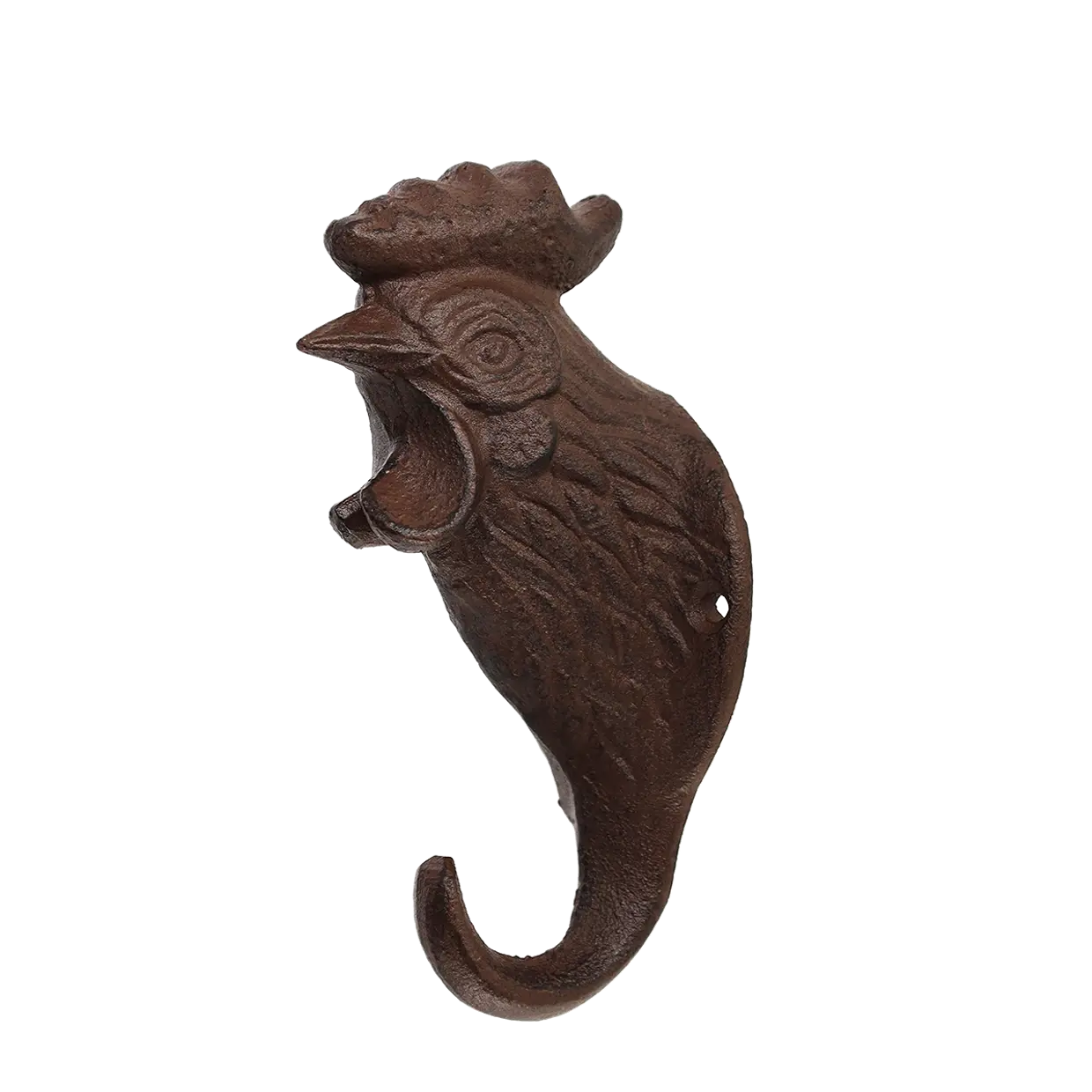 knagg  i form av en hane laget av støpejern 