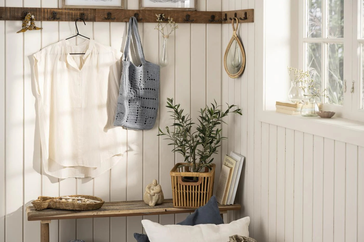 Knaggrekke Rustikk Treverk - 79cm