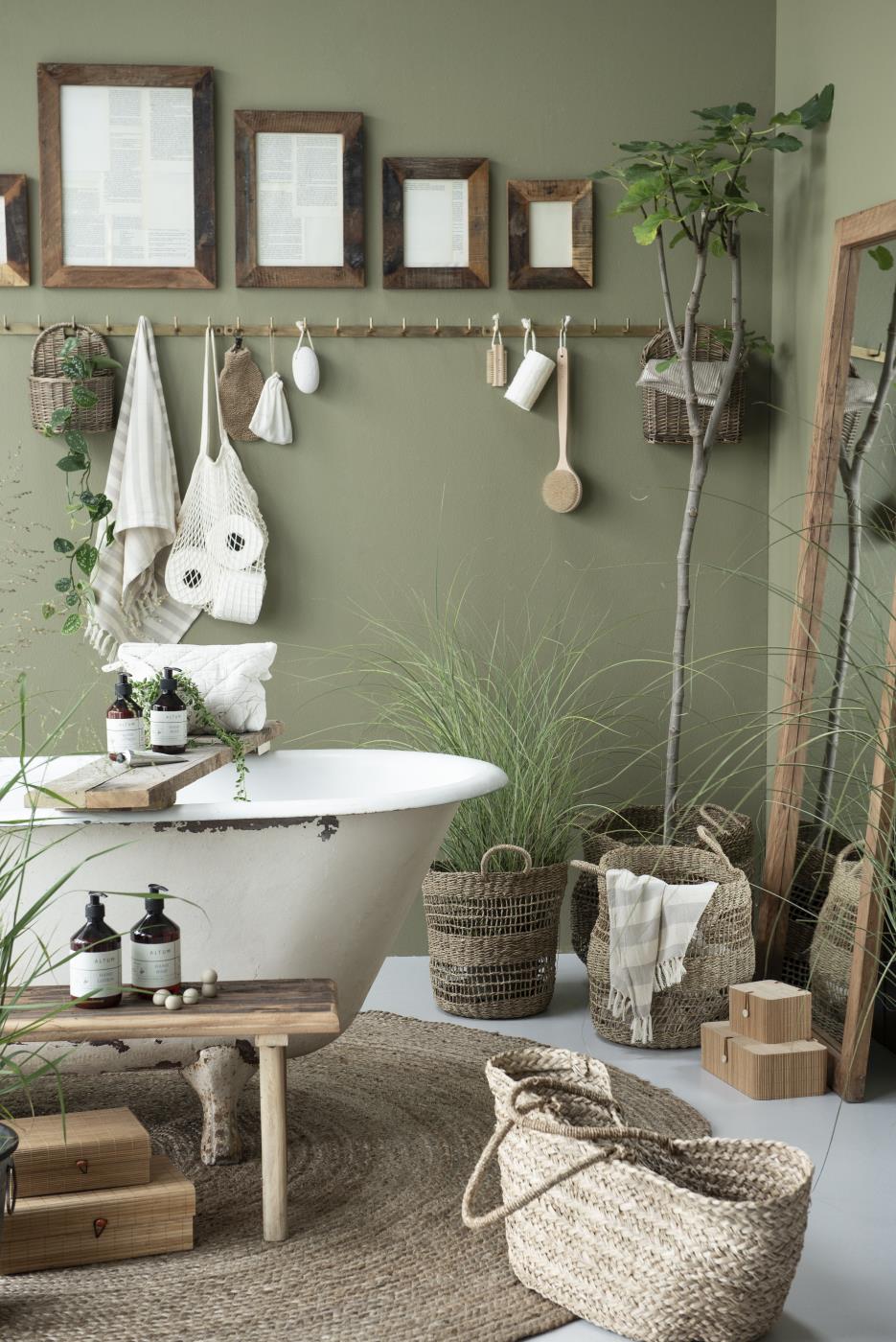 lang knaggrekke i en antikk børstet finish