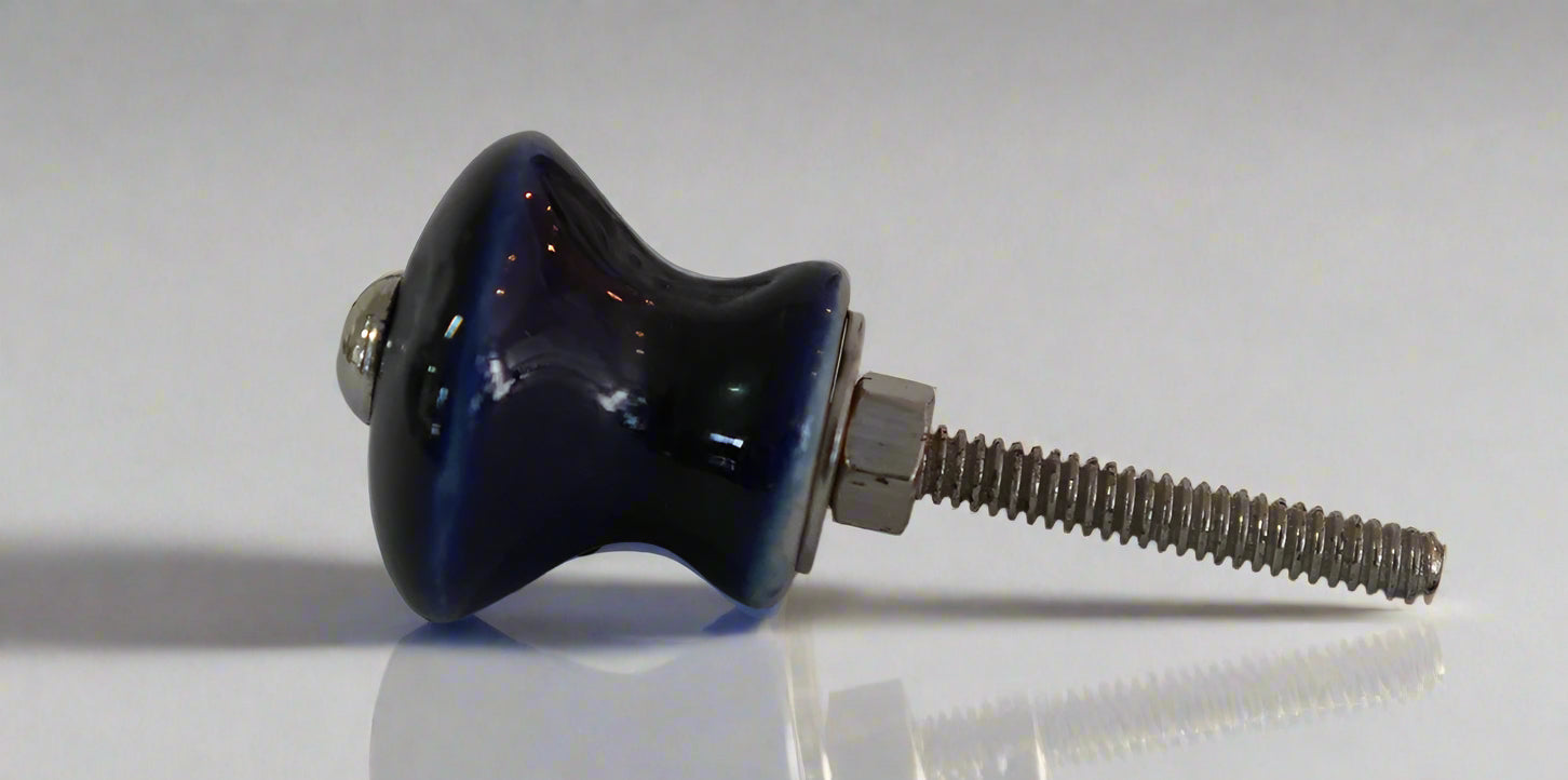 Knott Keramikk, Marineblå - Ø2,8cm