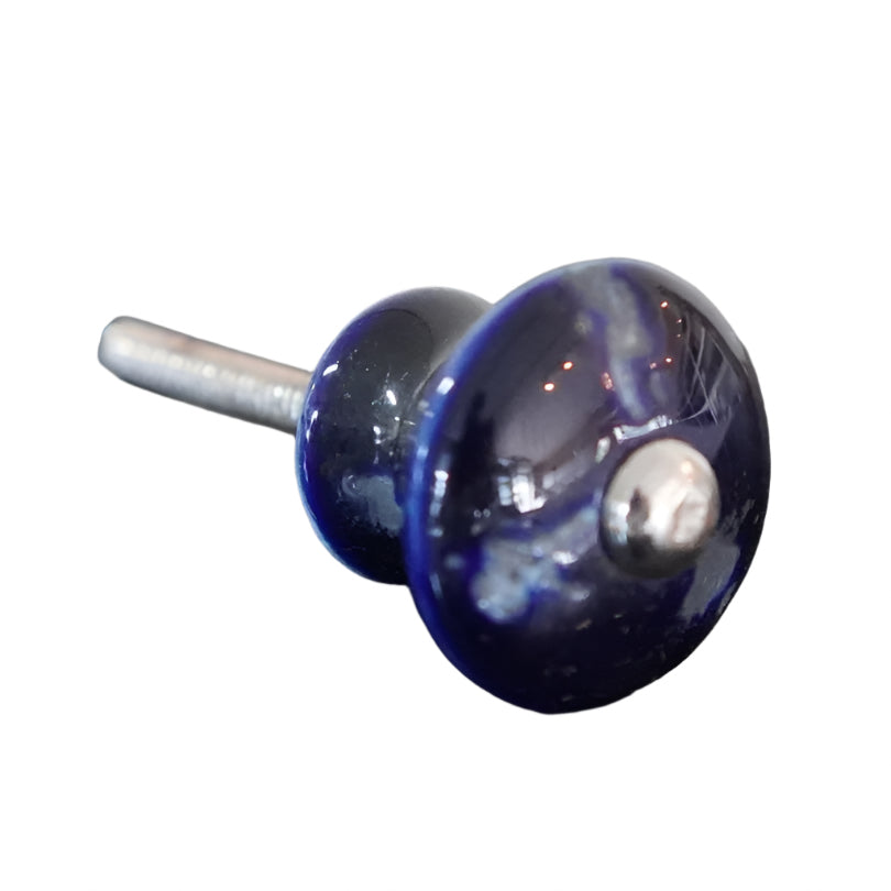 Knott Keramikk, Marineblå - Ø2,8cm