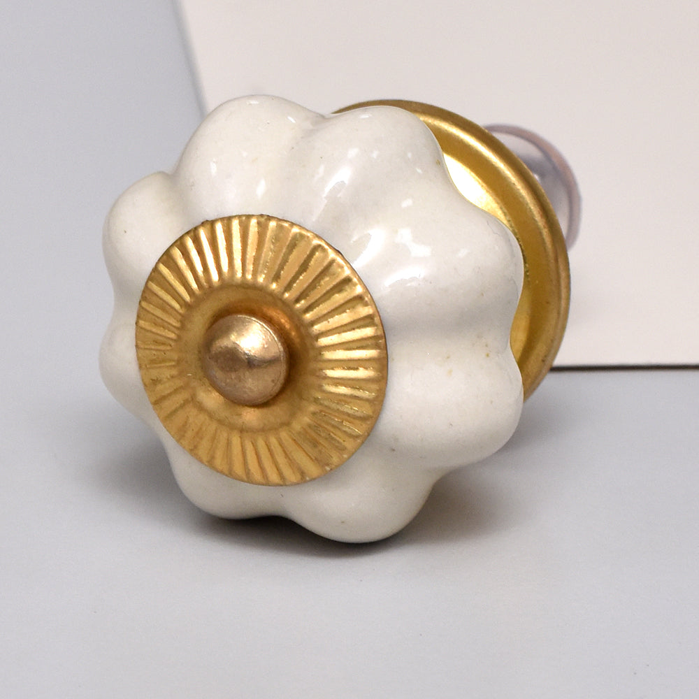 Knott, Krem Keramikk - 2,8cm