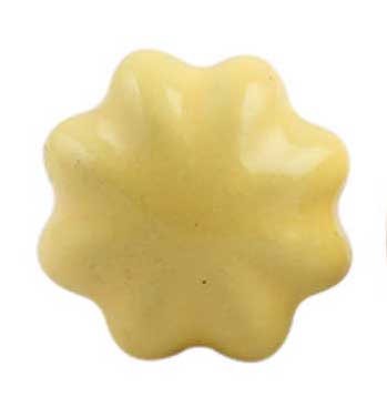 gul knott keramikk porselen liten