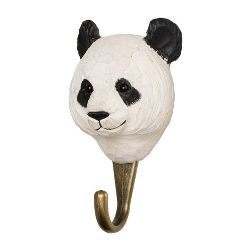 knagg krok panda svart hvit wildlife garden nettbutikk