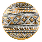 knott gull svart mønster keramikk porselen billig knotter sikksakk
