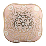 knott rosa gull porselen keramikk mønstret søt nettbutikk knotter